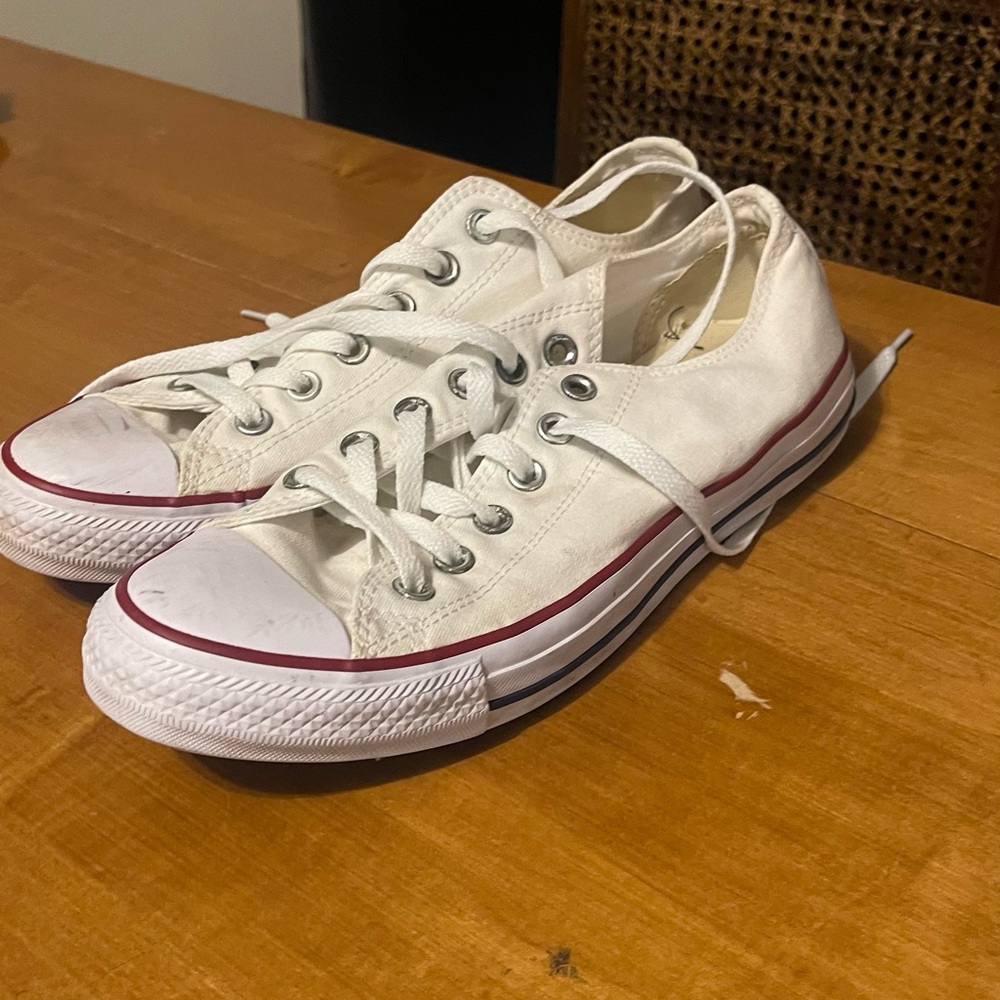 Converse White Low-Top Sneakers